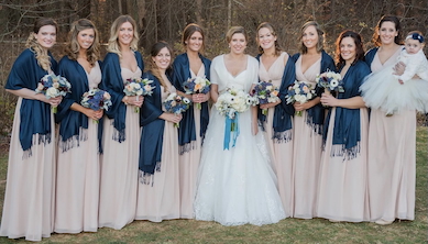 Bridesmaid Pashminas